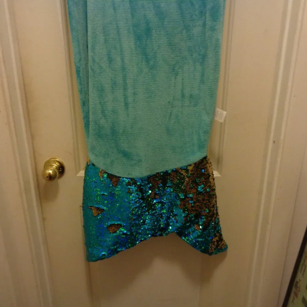 MERMAIDCORE SOFT AQUA BLING GIRLS SLEEPING BAG